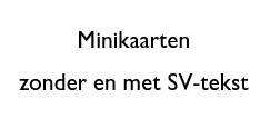 Minikaarten